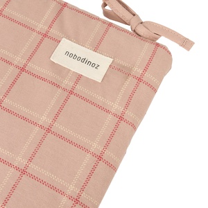 Protector cuna NEST STORIES Edición Limitada Nobodinoz  pink red checks