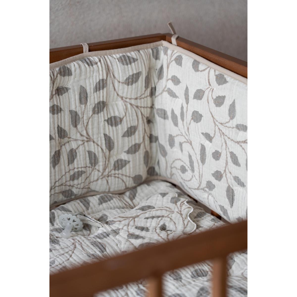 Protector cuna-parque NATURAL Quax leaf