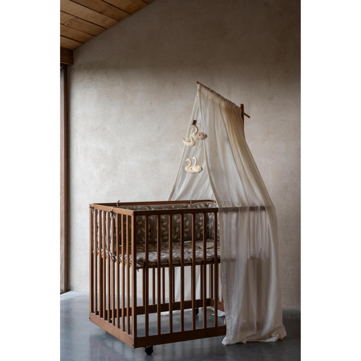 Protector cuna-parque NATURAL Quax leaf