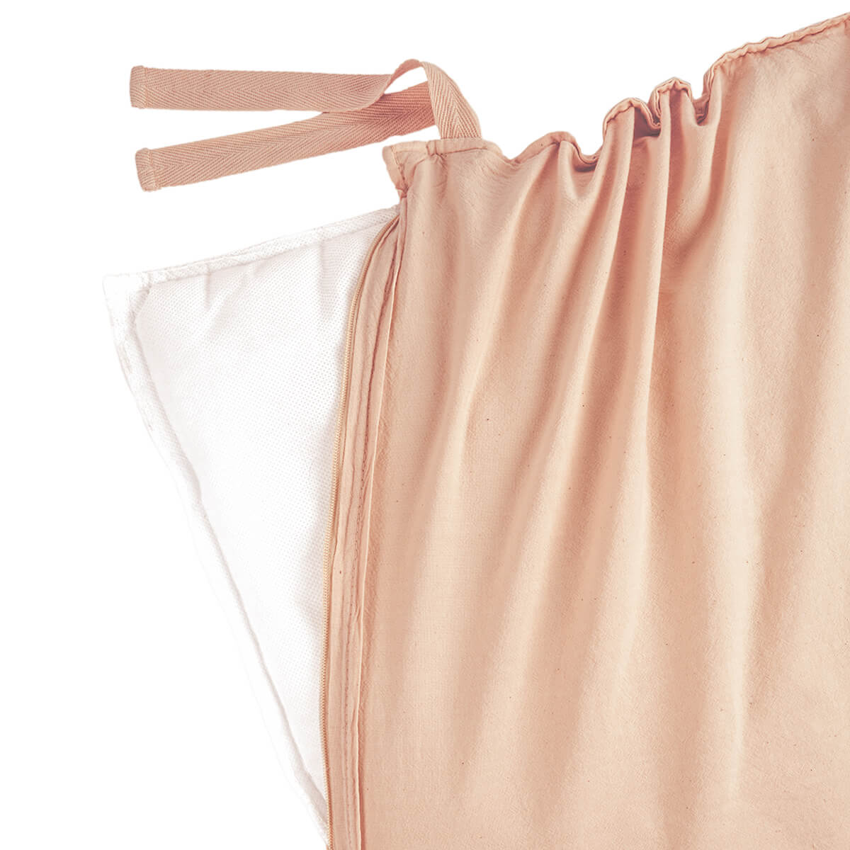 Protector cuna WABI-SABI Nobodinoz powder pink