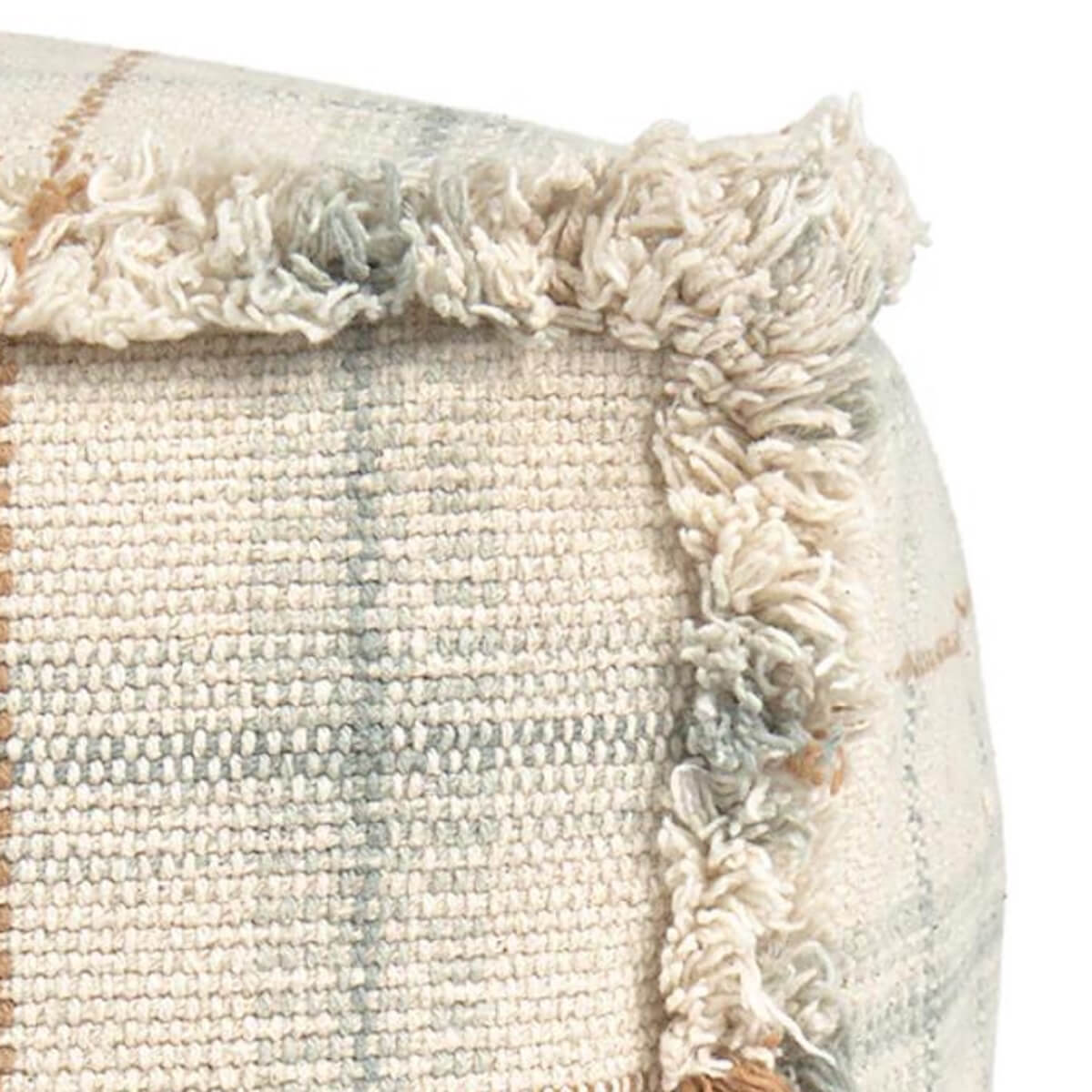 Puf 40x20cm HANDLOOM Wouf Wouf Lorena Canals blue sage