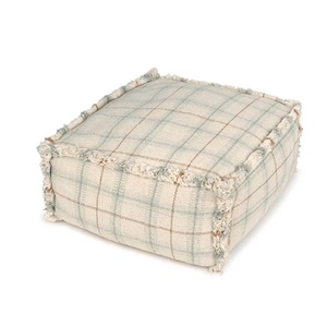 Puf 40x20cm HANDLOOM Wouf Wouf Lorena Canals blue sage