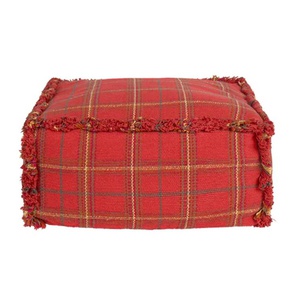Puf 40x20cm HANDLOOM Wouf Wouf Lorena Canals mapple red
