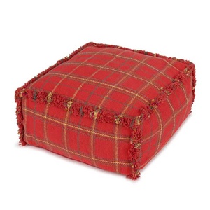 Puf 40x20cm HANDLOOM Wouf Wouf Lorena Canals mapple red