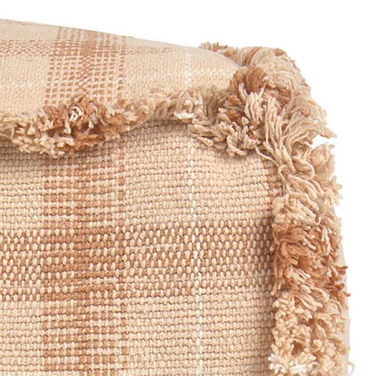 Puf 40x20cm HANDLOOM Wouf Wouf Lorena Canals rose