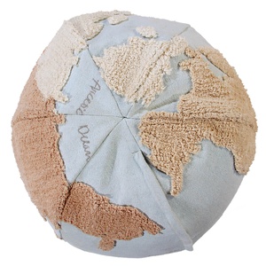 Puf 50cm WORLD MAP Lorena Canals