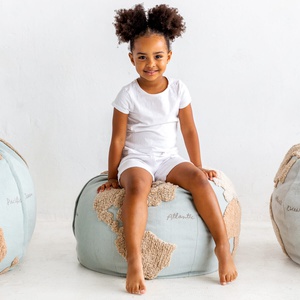 Puf 50cm WORLD MAP Lorena Canals