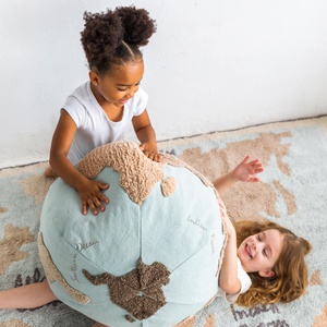 Puf 50cm WORLD MAP Lorena Canals