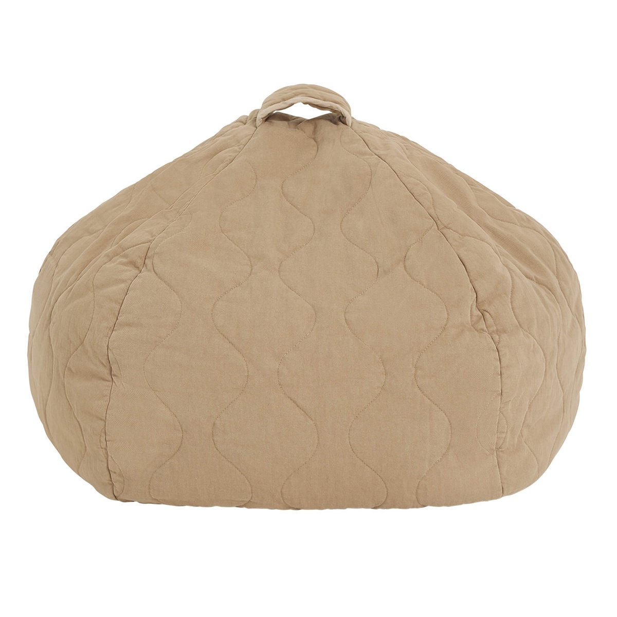Puf redondo acolchado LANDSCAPE Nobodinoz sesame