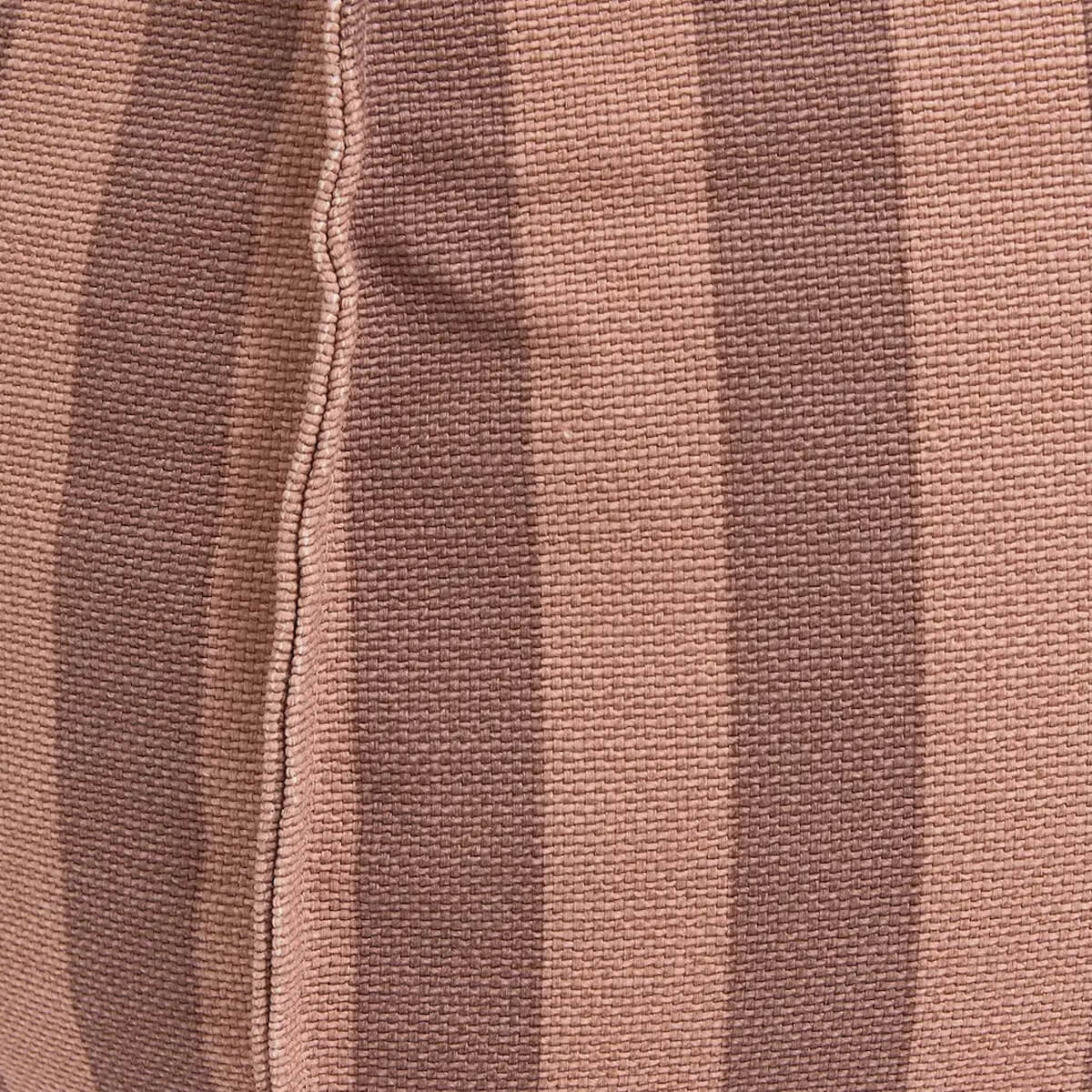 Puf redondo VIBES Nobodinoz pink mauve stripes