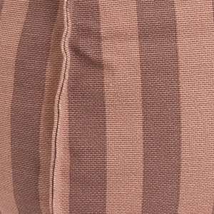 Puf redondo VIBES Nobodinoz pink mauve stripes