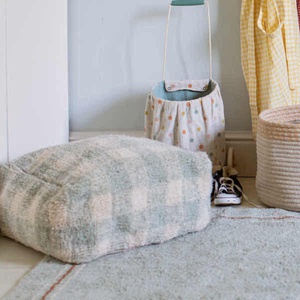 Puf VICHY Lorena Canals blue sage