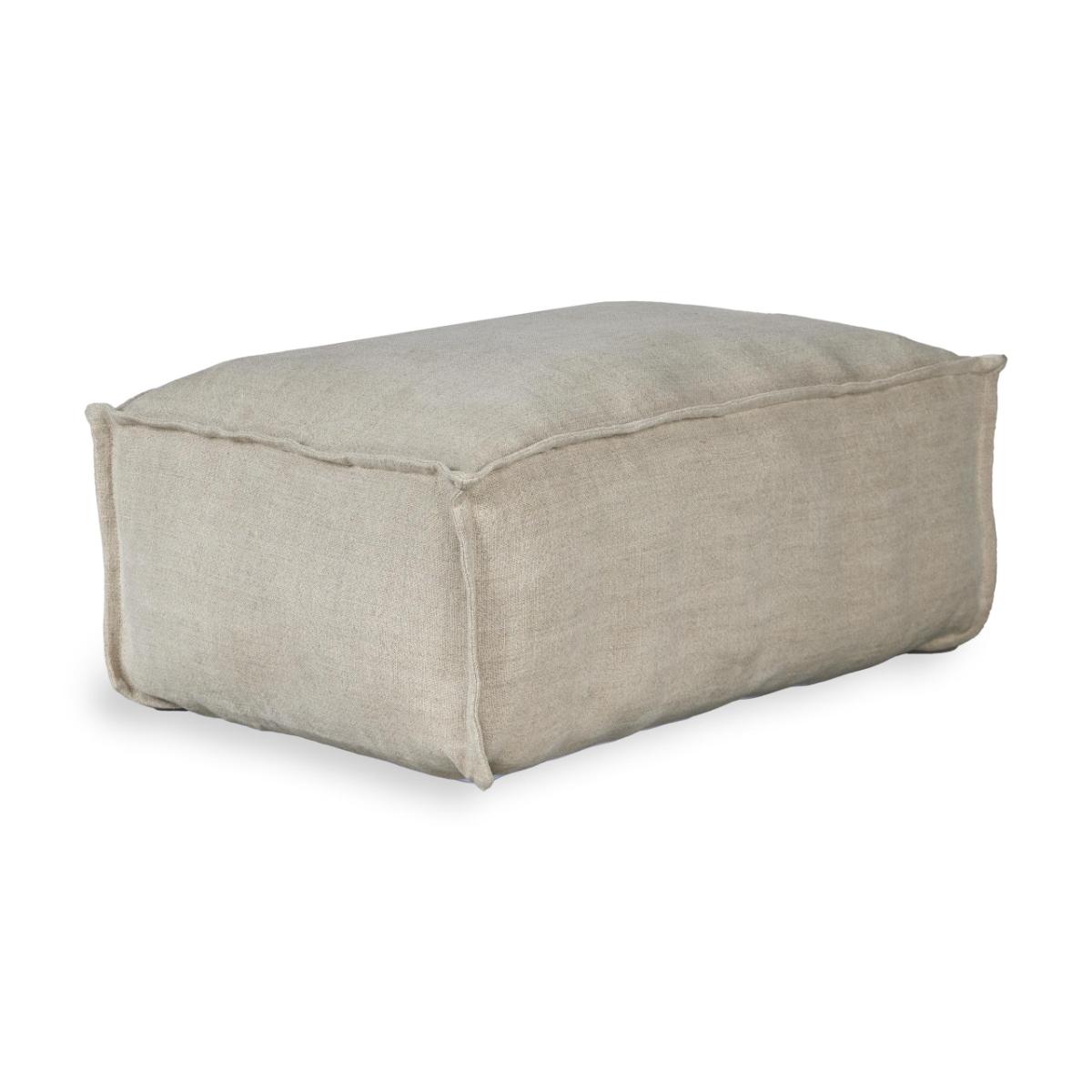 Puff LINEN OTTOMAN Quax beige