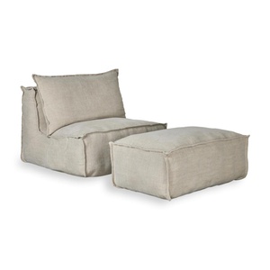 Puff LINEN OTTOMAN Quax beige