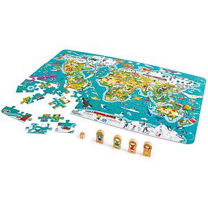 Puzzle 2-en-1 WORLD TOUR Hape