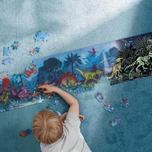 Puzzle fluorescente 200pzas DINOSAURS Hape