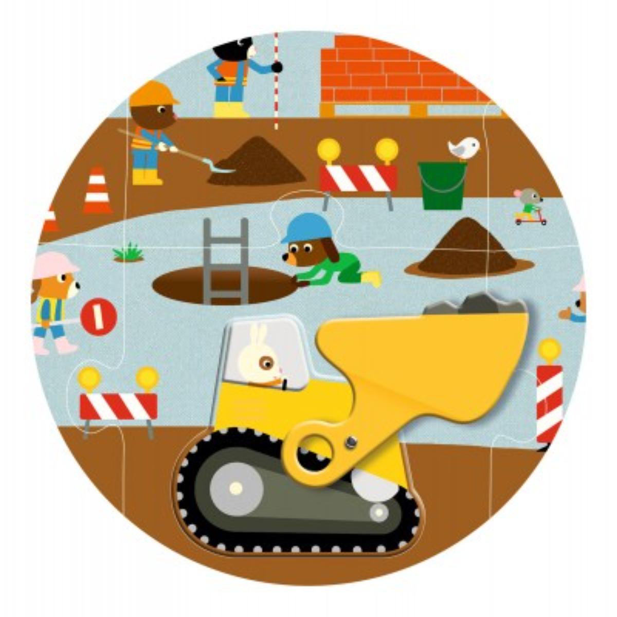 Puzzle gigante CONSTRUCCIÓN Djeco