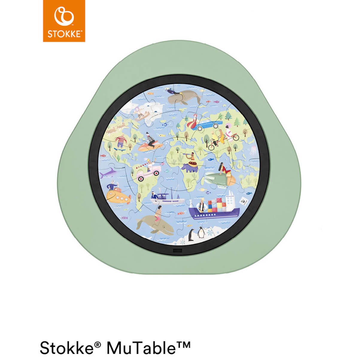 Puzzle mesa MUTABLE V2 Stokke Around the world