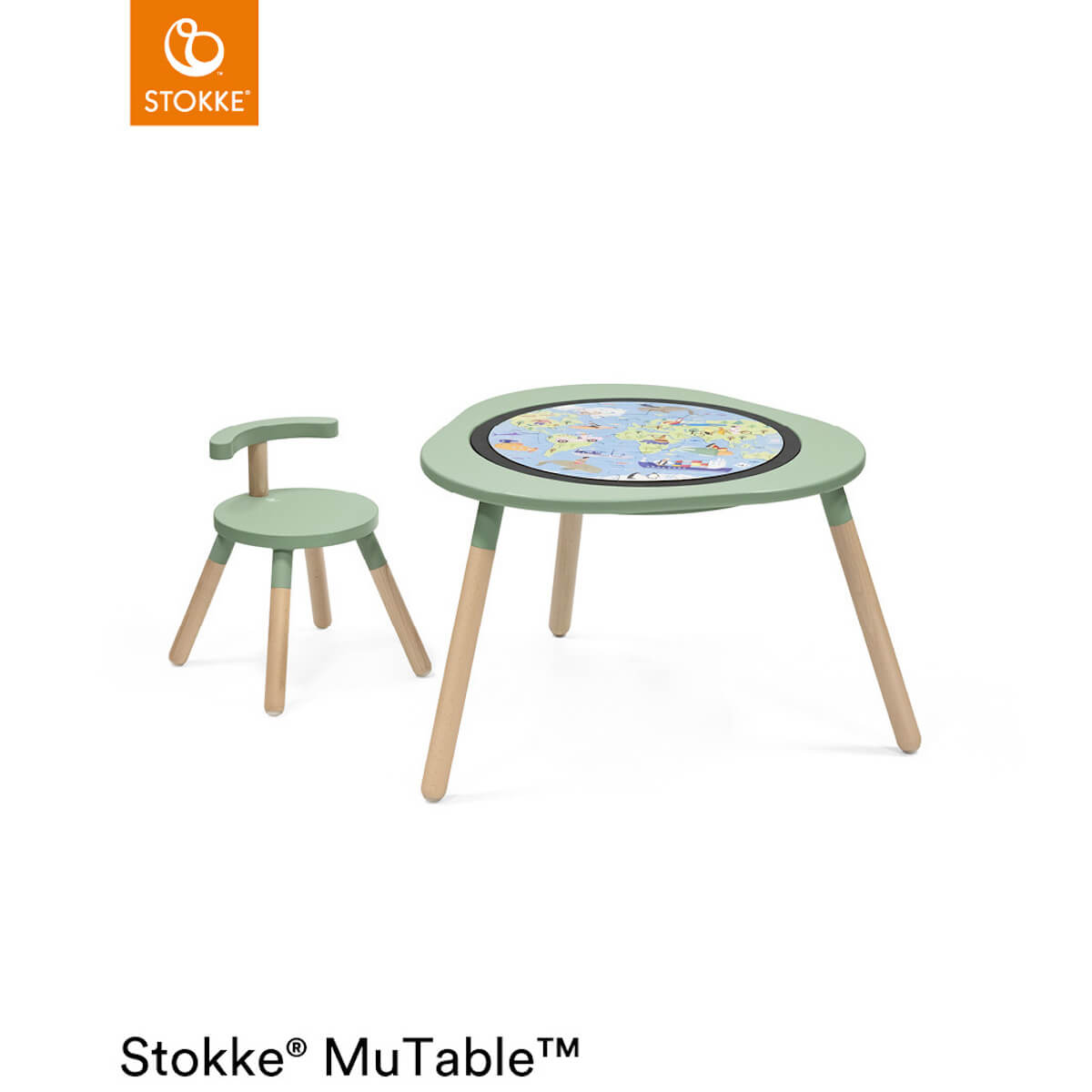 Puzzle mesa MUTABLE V2 Stokke Around the world