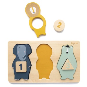 Puzzle números ALL ANIMALS Trixie