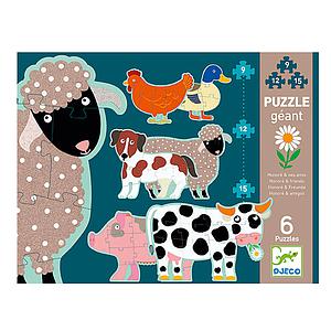Puzzle progresivo HONORÉ & AMIGOS Djeco