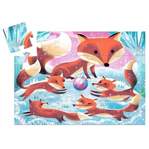 Puzzle silueta 24pzas GINGER LITTLE FOX Djeco