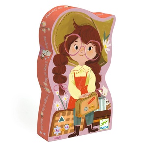 Puzzle silueta 36pzs EL VIAJE DE MIA Djeco