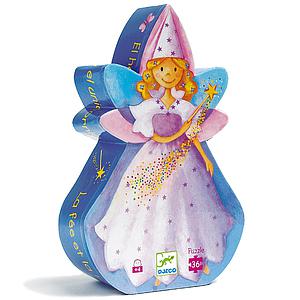 Puzzle silueta +4Y 36pcs HADA Djeco