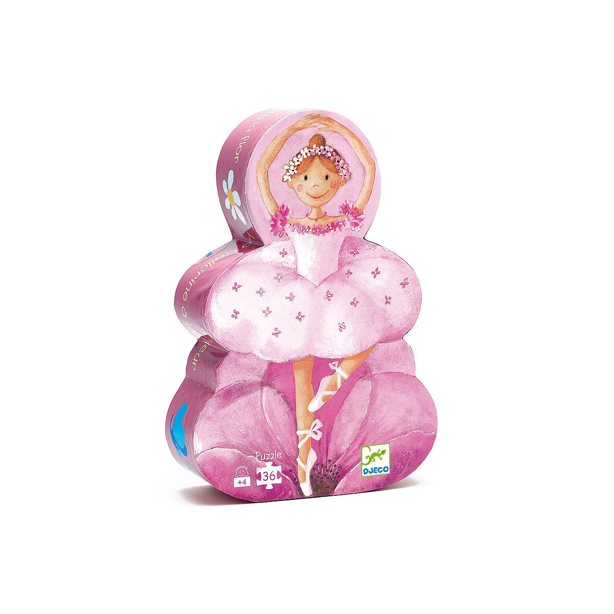 Puzzle silueta +4Y 36pcs LA BAILARINA Djeco