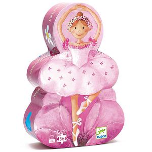 Puzzle silueta +4Y 36pcs LA BAILARINA Djeco