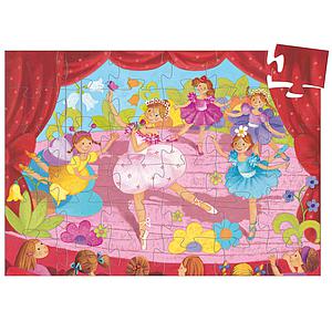 Puzzle silueta +4Y 36pcs LA BAILARINA Djeco