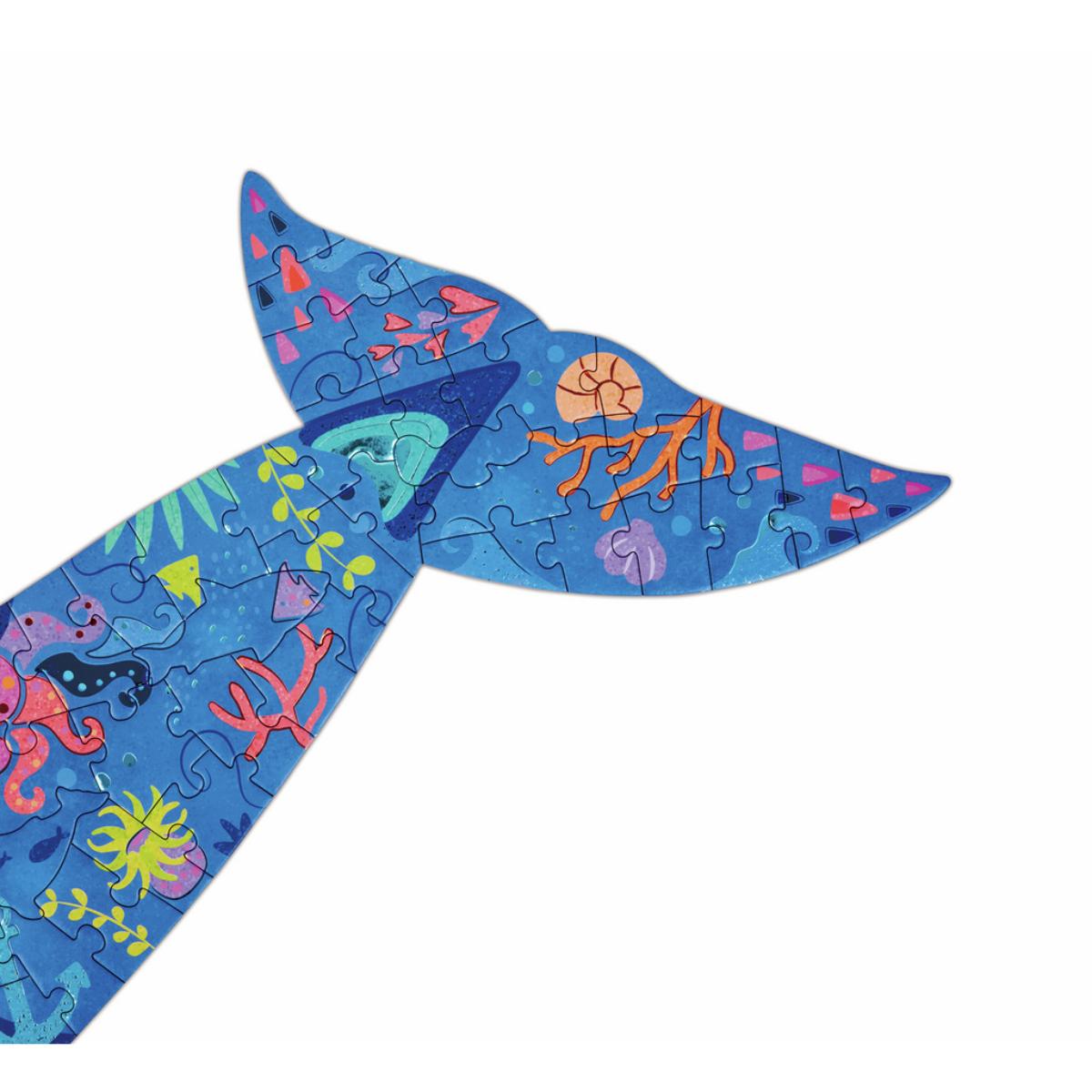 Puzzle suelo 200pzas BALLENA Hape