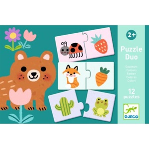Puzzles duo COLORES Djeco