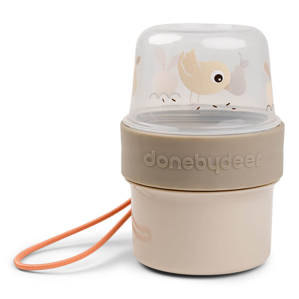 Recipiente alimentos doble S BIRDEE Done by Deer sand
