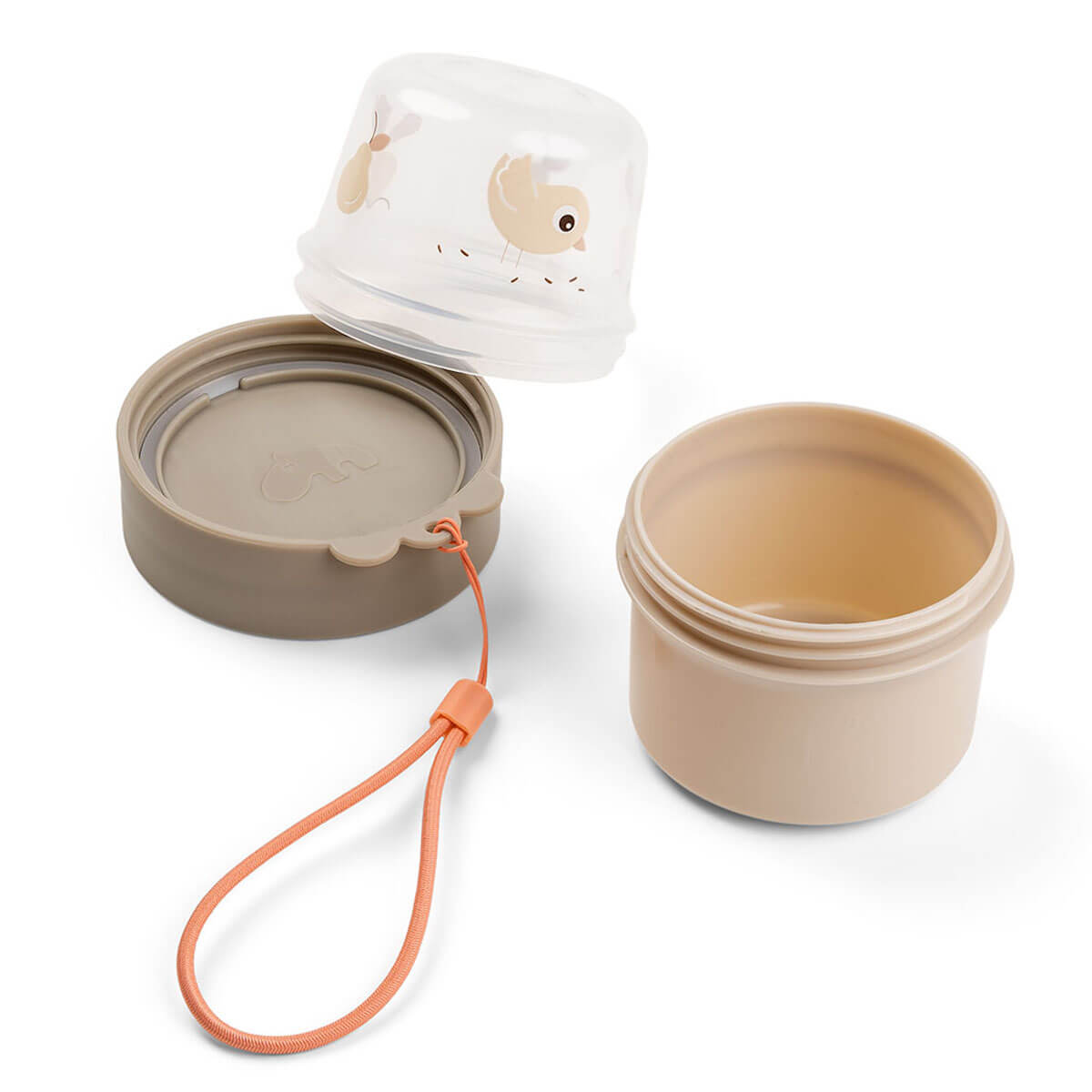 Recipiente alimentos doble S BIRDEE Done by Deer sand