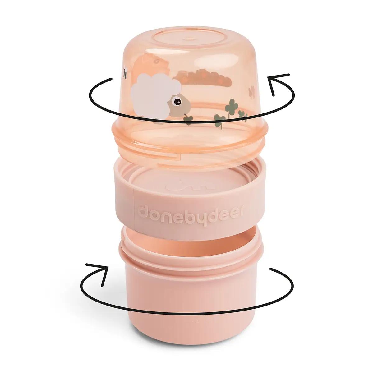 Recipiente alimentos doble S TINY FARM Done by Deer powder