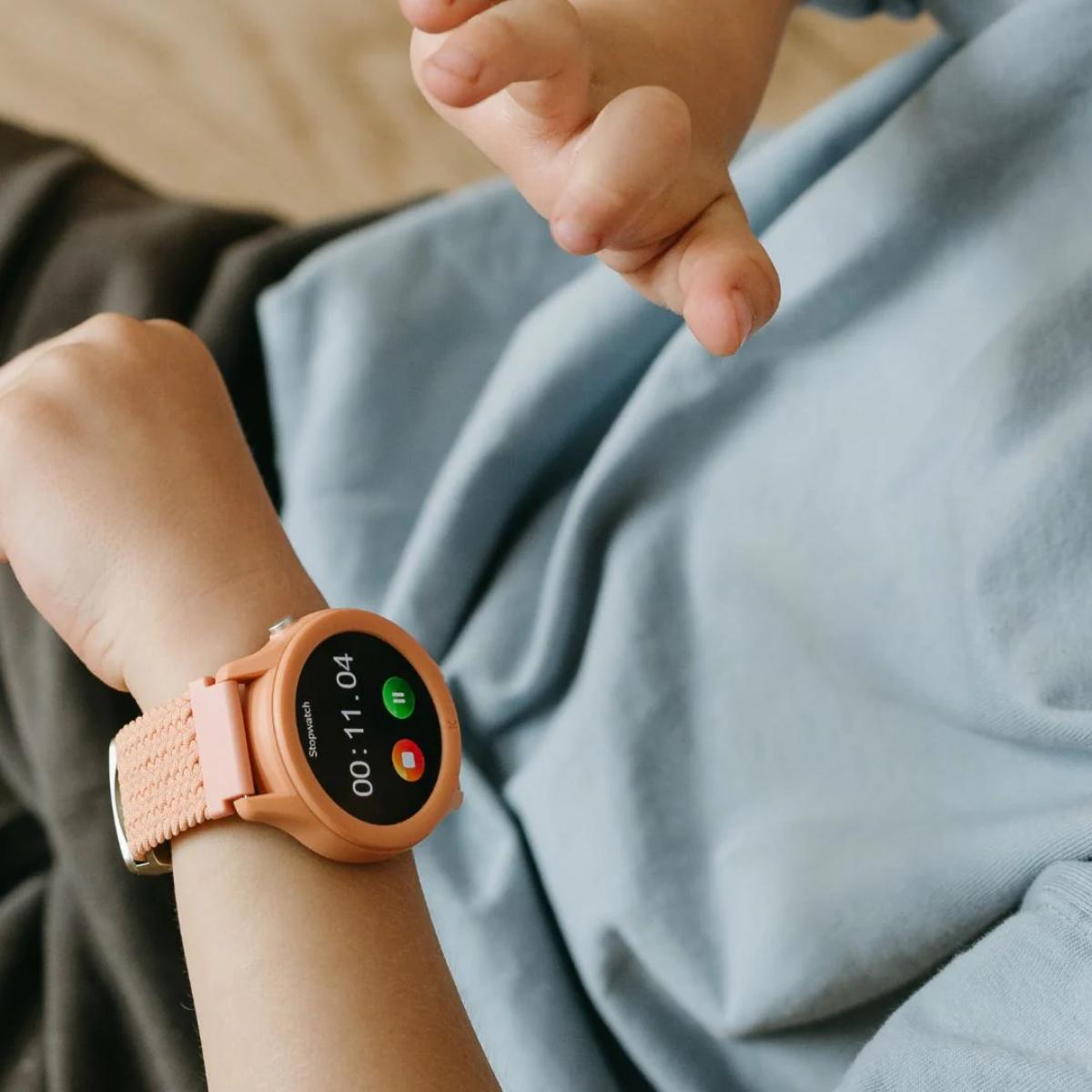 Reloj interactivo Kidywol coral
