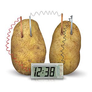 Reloj patata RECICLAJE 4M