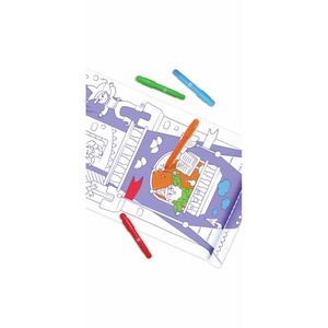 Rollo papel-rotuladores GARABATOS Hape Castillos