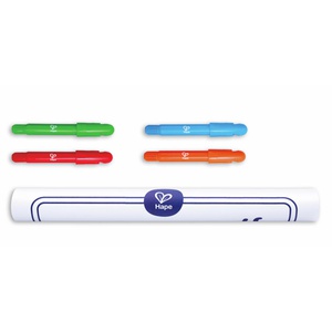 Rollo papel-rotuladores GARABATOS Hape Castillos