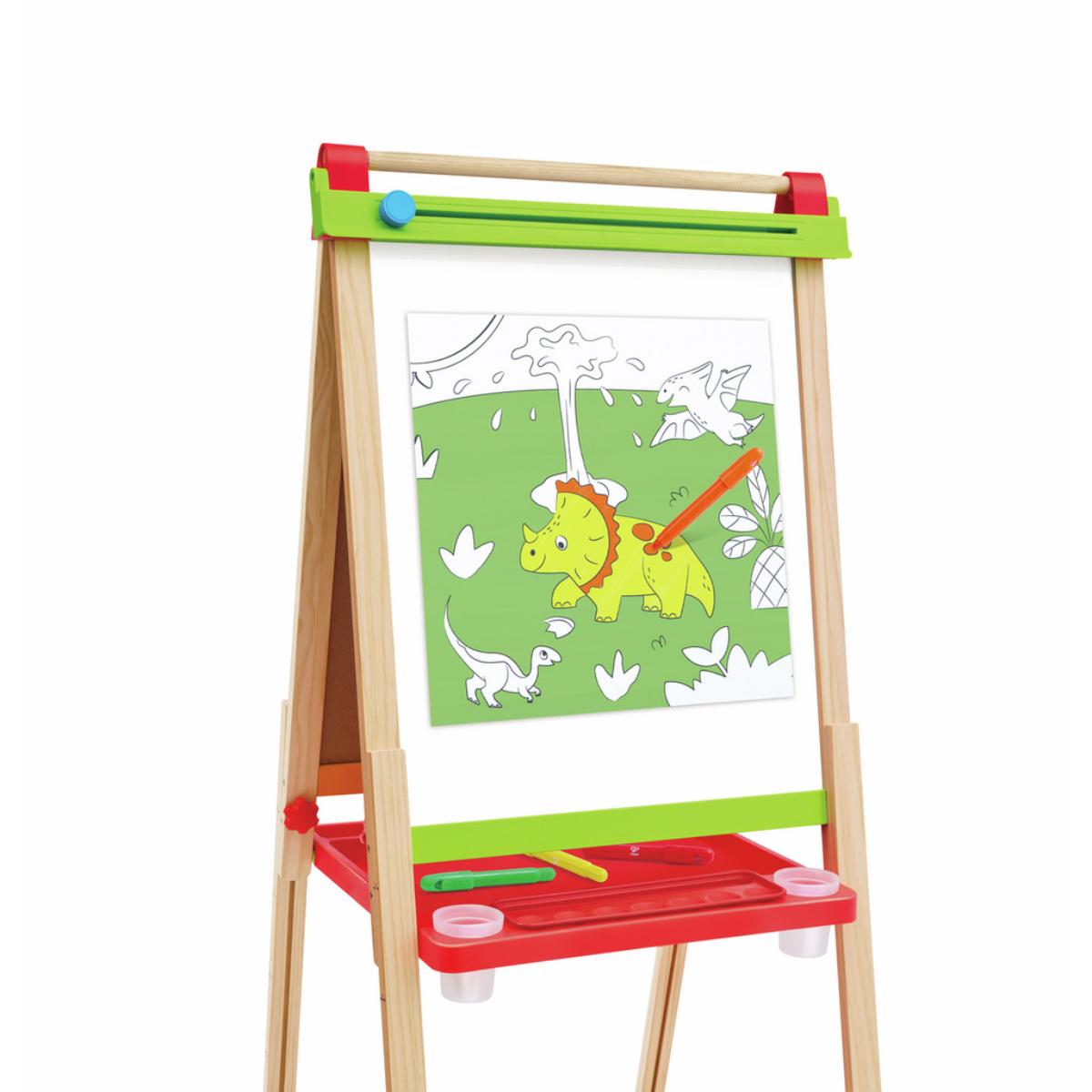 Rollo papel-rotuladores GARABATOS Hape Dinosaurios