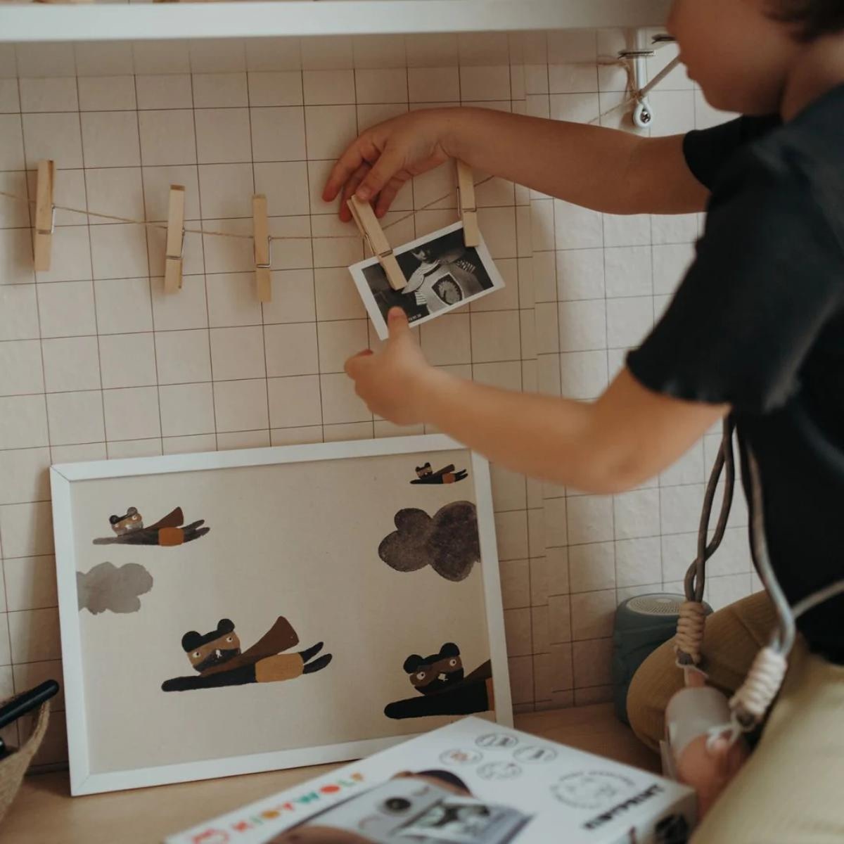 Rollos recambio papel térmico autoadhesivos KIDYPRINT Kidywolf