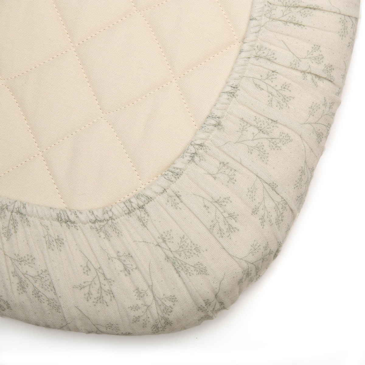 Sábana ajustable KODO Charlie Crane pearl blossom