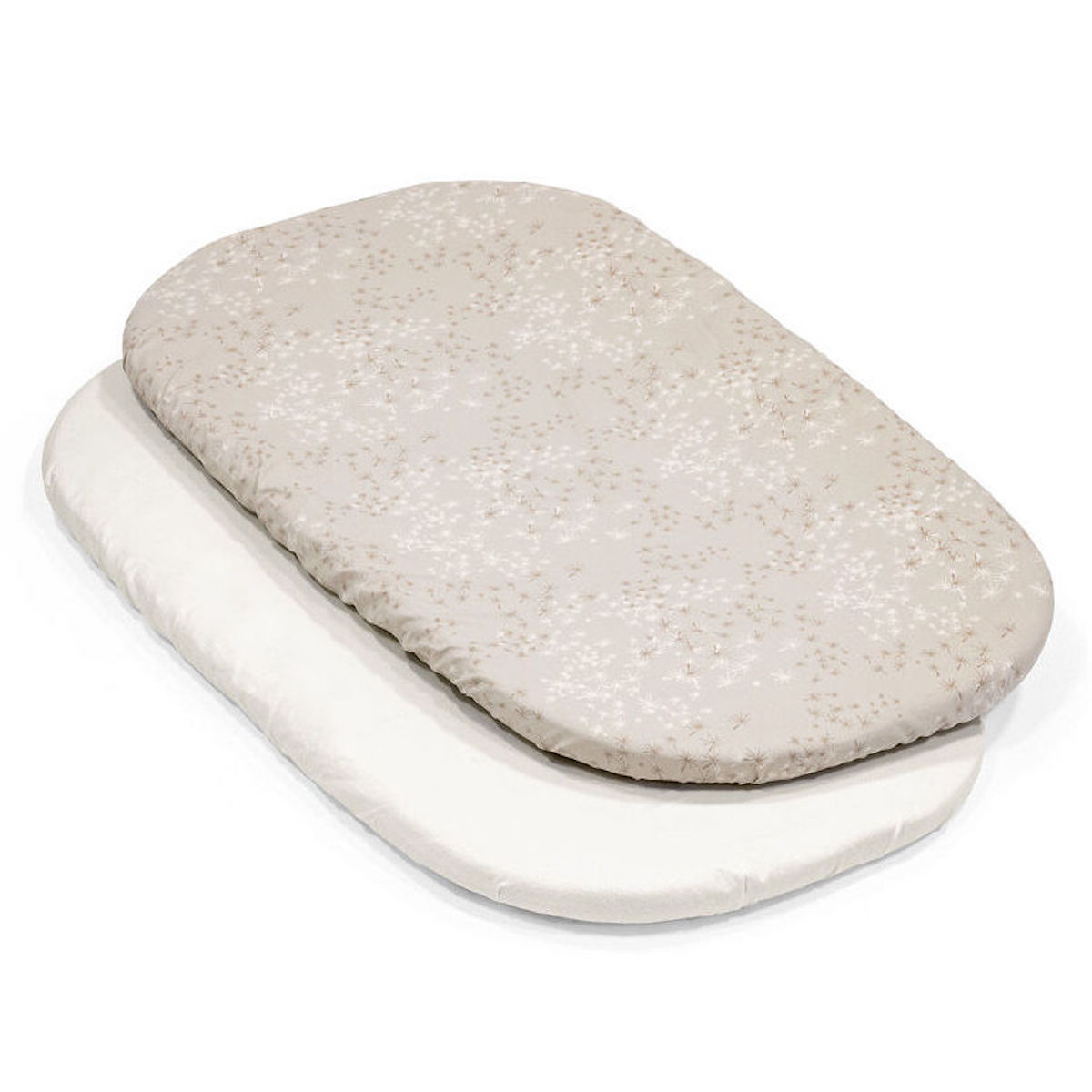 Sábana bajera 2uds SNOOZI Stokke beige-vainilla