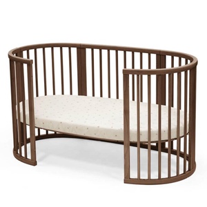 Sábana bajera cuna SLEEPI V3 Stokke flower ecru