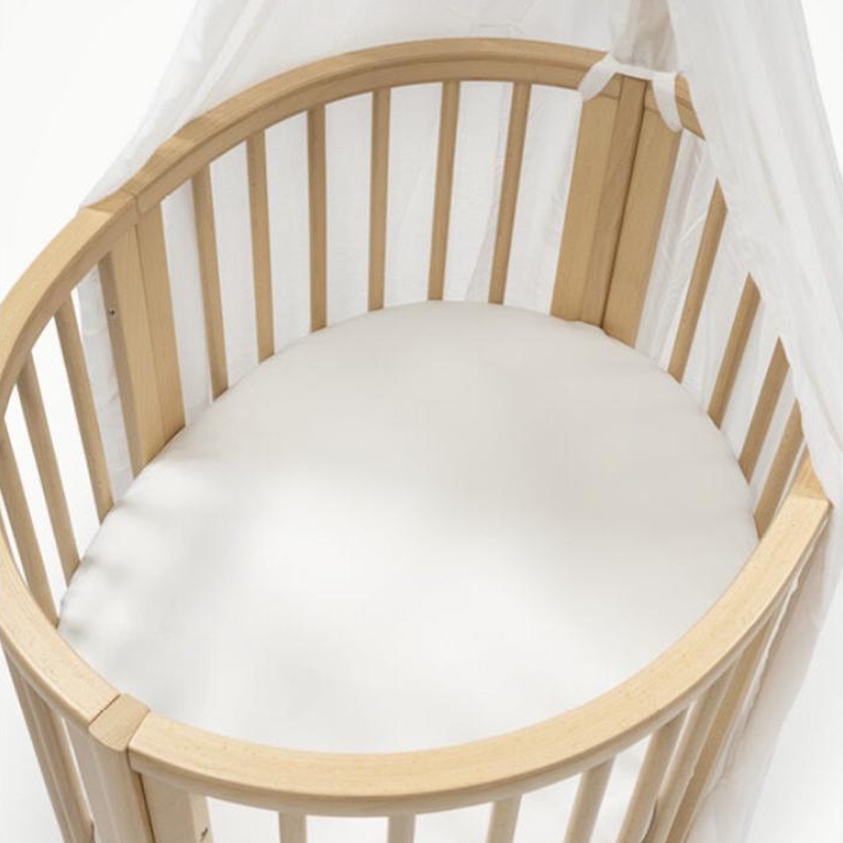 Sábana bajera minicuna SLEEPI V3 Stokke blanco
