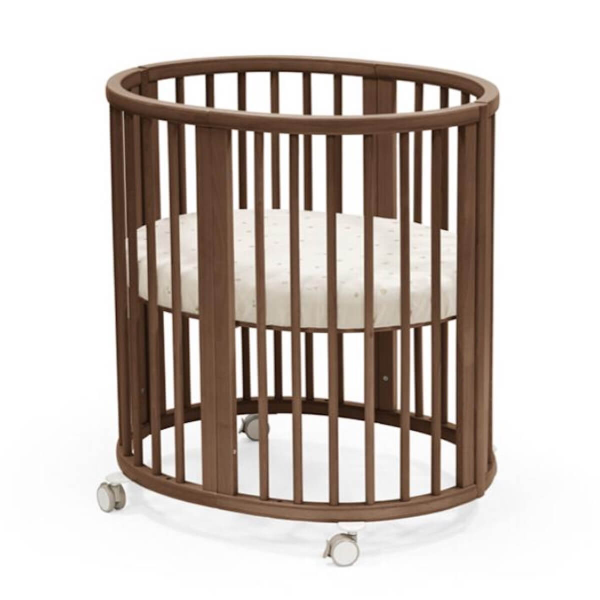 Sábana bajera minicuna SLEEPI V3 Stokke flower ecru