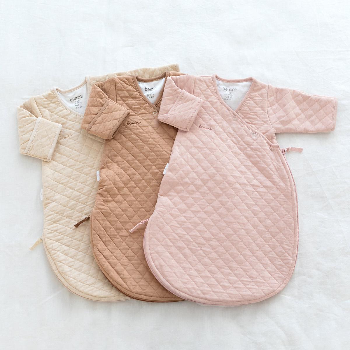 Saco bebé 0-1m MAGIC BAG Bemini pady quilted jersey cream
