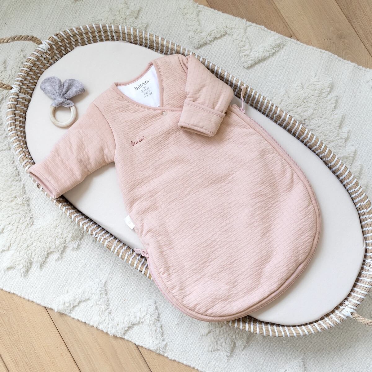 Saco bebé 0-1m MAGIC BAG Bemini pady tetra jersey cadum blush