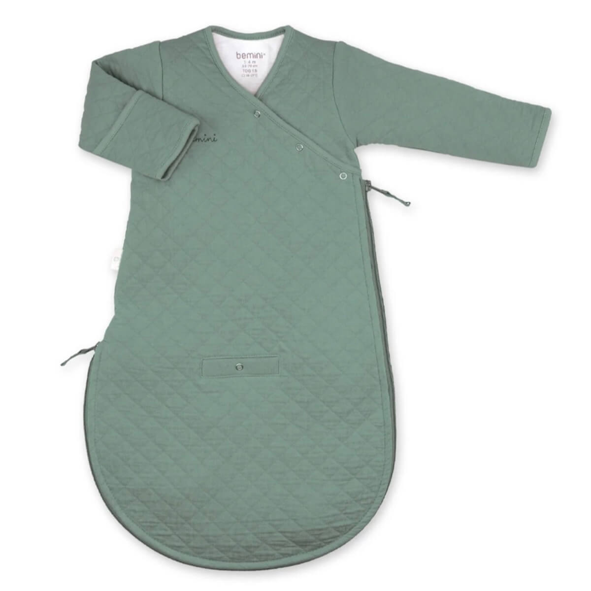 Saco bebé 1-4m MAGIC BAG Bemini pady quilted jersey green